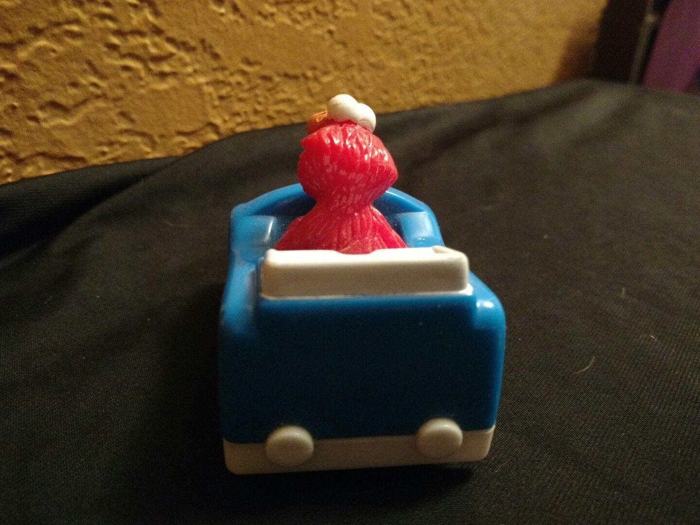 Vintage Sesame Street Elmo Mattel 2004 Race Car Blue Racecar Toy ...