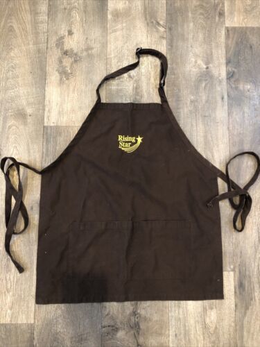 Cracker Barrel Rising Star Brown Apron Aprons 0479