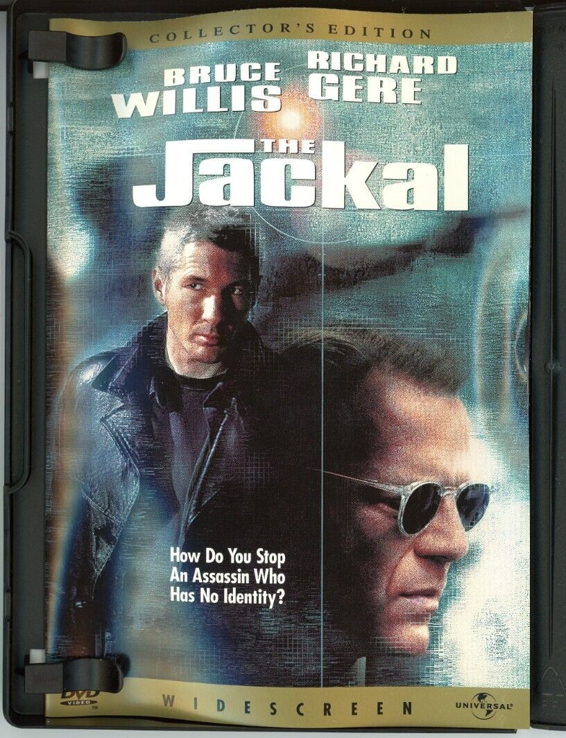 The Jackal 1997 DVD Movie Collector's Edition, Bruce Willis & Richard ...