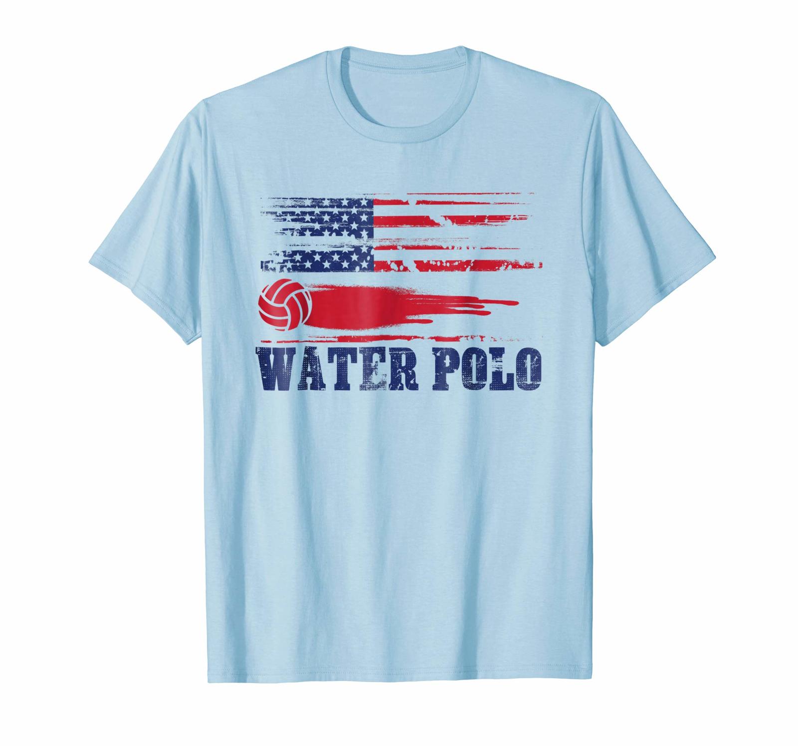 Sport Shirts Water Polo Shirt Cute Team Aquatic Sport Tee USA Gift
