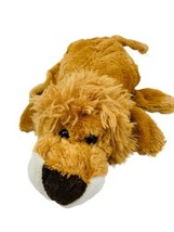 Caltoy Plush Lion Hand Puppet Glove Brown Stuffed Animal 10&quot; Soft Toy  - $12.86