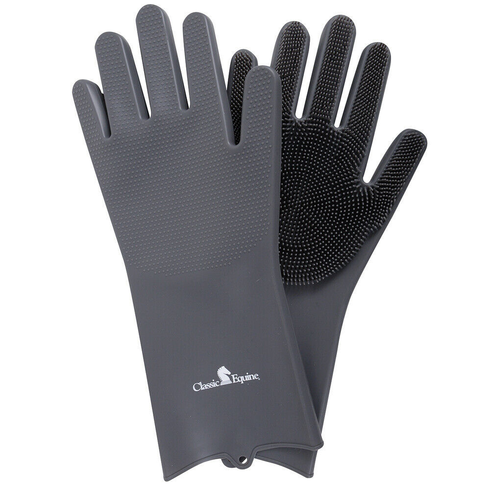 Classic Equine Horse Grooming Wash Gloves UNMX Other Horse Care