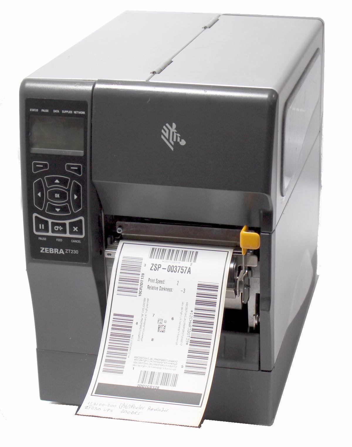Zebra Zt230 Monochrome Direct Thermal Printer 123100 200 Printers 9674