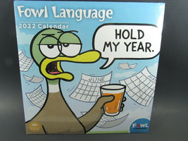 2022 Fowl Language Wall Calendar by Bright Day, 12 x 12 Inch - $5.93