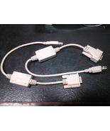 Lot of 2 USB TO SERIAL PORT CONVERTER CABLE UAS111/UAS112 includes drive... - $9.89
