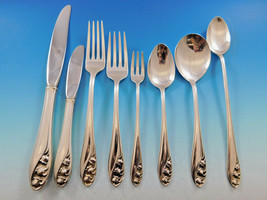 Lily of the Valley by Gorham Sterling Silver Flatware Set 12 Service 102... - $4,846.05