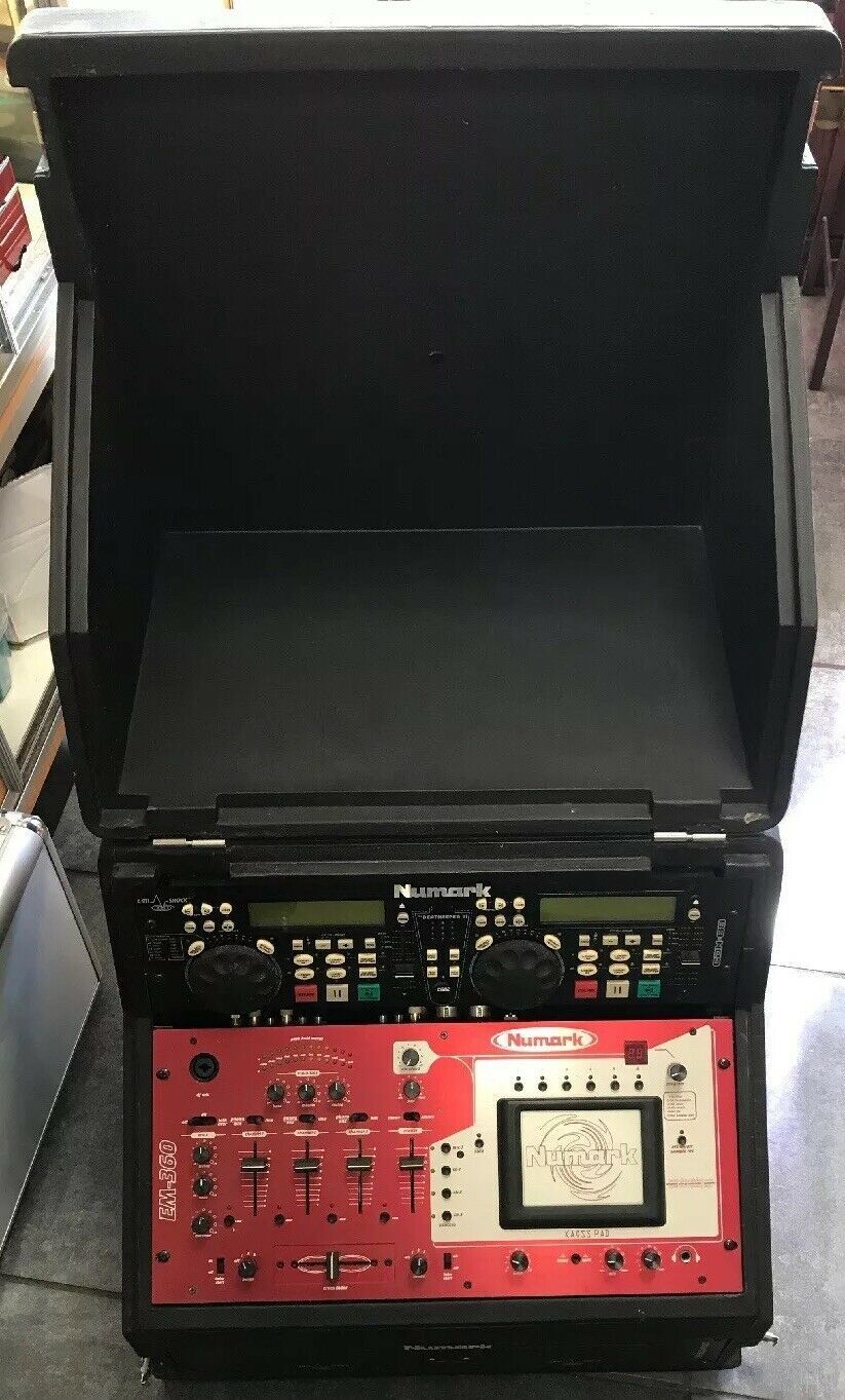 Numark EM460 4 Ch Mixer w/ Kaoss Pad, CDN88 The Beatkeeper III & SKB