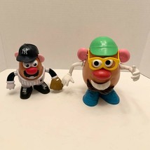 Lot 2 Playskool Yankee Mr. Potato Head + Classic Retro Brown 1985 Figure Toys  - $26.99
