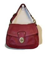 LIMITED EDITION Authentic Coach Ali Brass Legacy  Raspberry Leather #F12854 - $100.00
