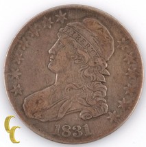 1831 US Capped Bust Half Dollar (Extra Fine, XF) Lettered Edge 1/2 50c EF KM-37 - $166.27