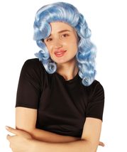 Adult Women’s Vintage Hollywood Blue Retro Curly Wig HW-7017 - $31.85