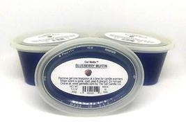 3 Pack Fresh Baked Blueberry Muffins Long Lasting Gel Melts For Warmers And Bur - $4.80