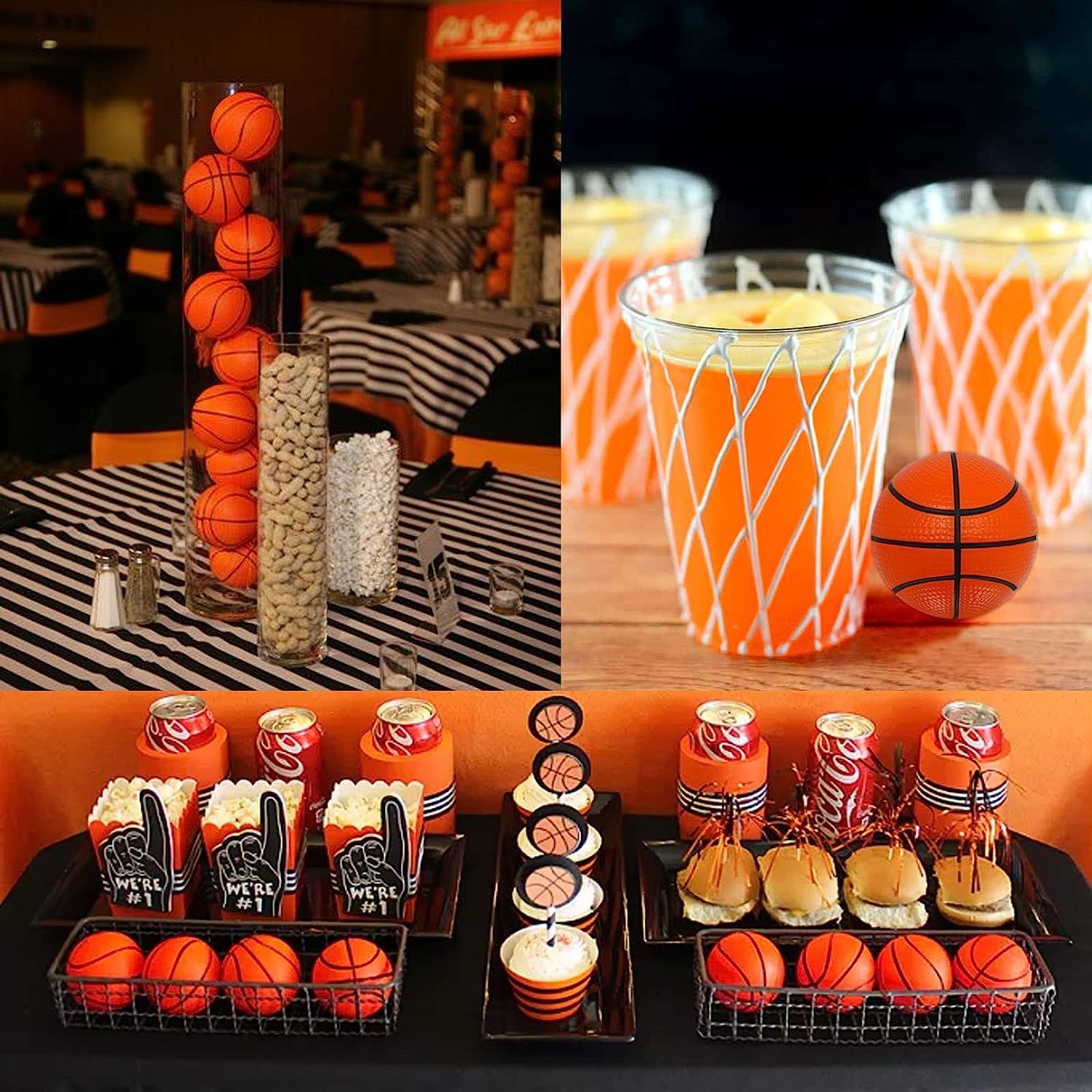 Mini Basketball Stress Balls 12 Pcs Pack | 2.5 Inch Mini Basketballs ...