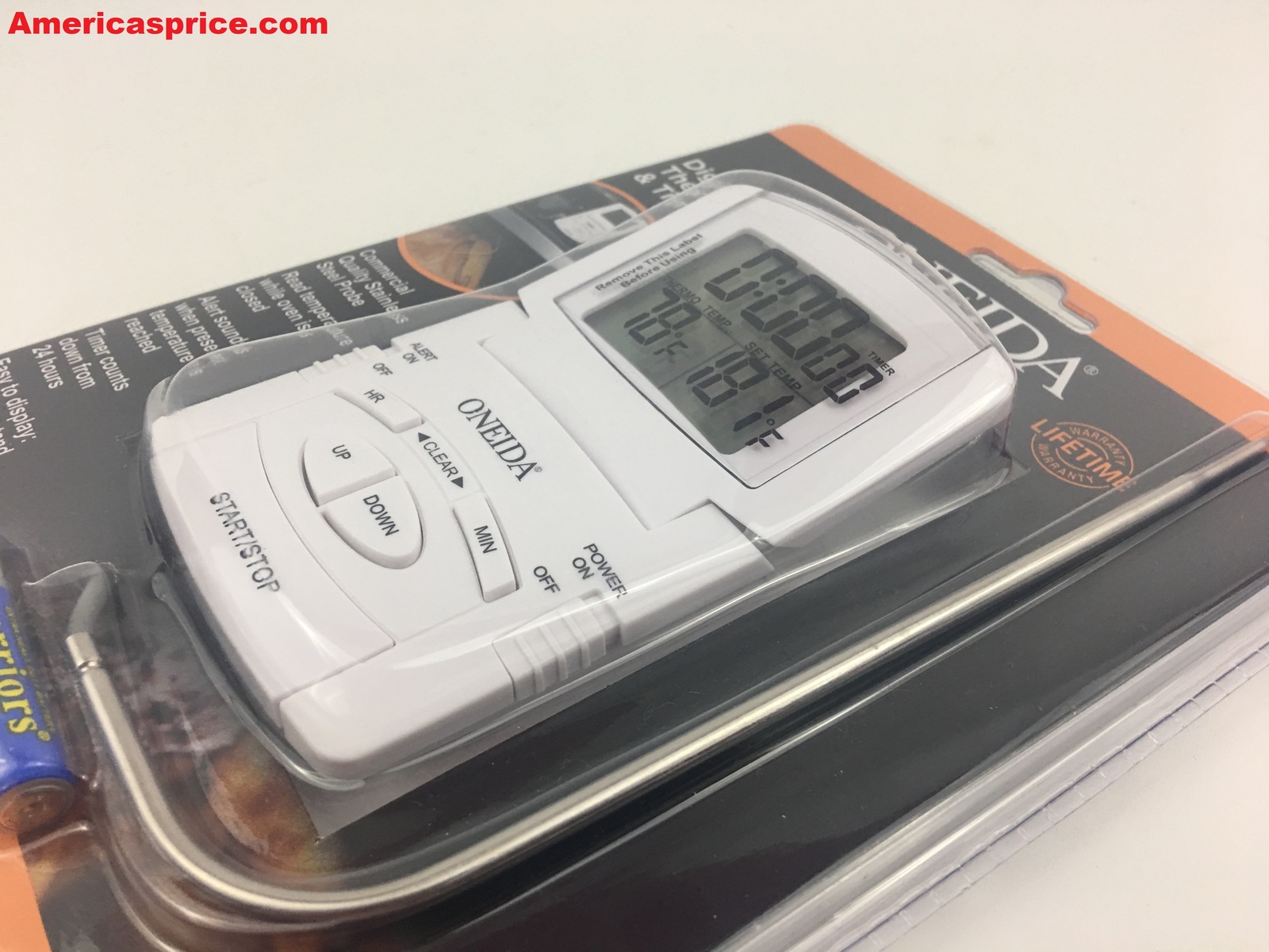 Oneida Digital Probe Thermometer & Timer 31161 Cooking Thermometers