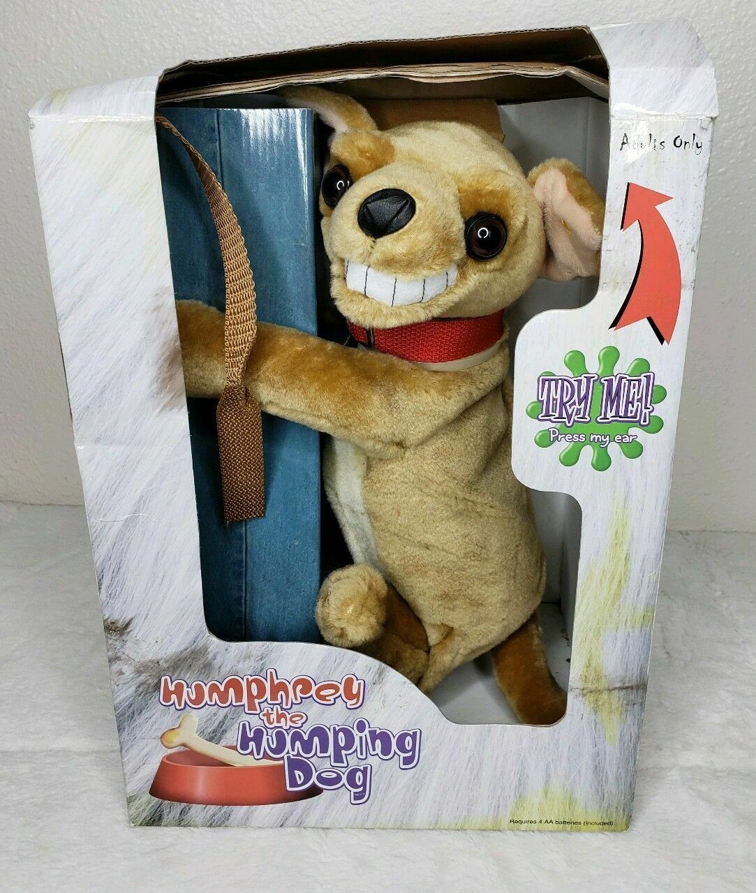 Humphrey The Humping Dog By Gemmy 2004 Chihuahua In Box - Animals