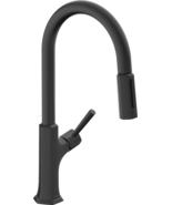 Hansgrohe 04852670 Locarno Single-Handle Pull Down Kitchen Faucet in Matte Black - $564.30