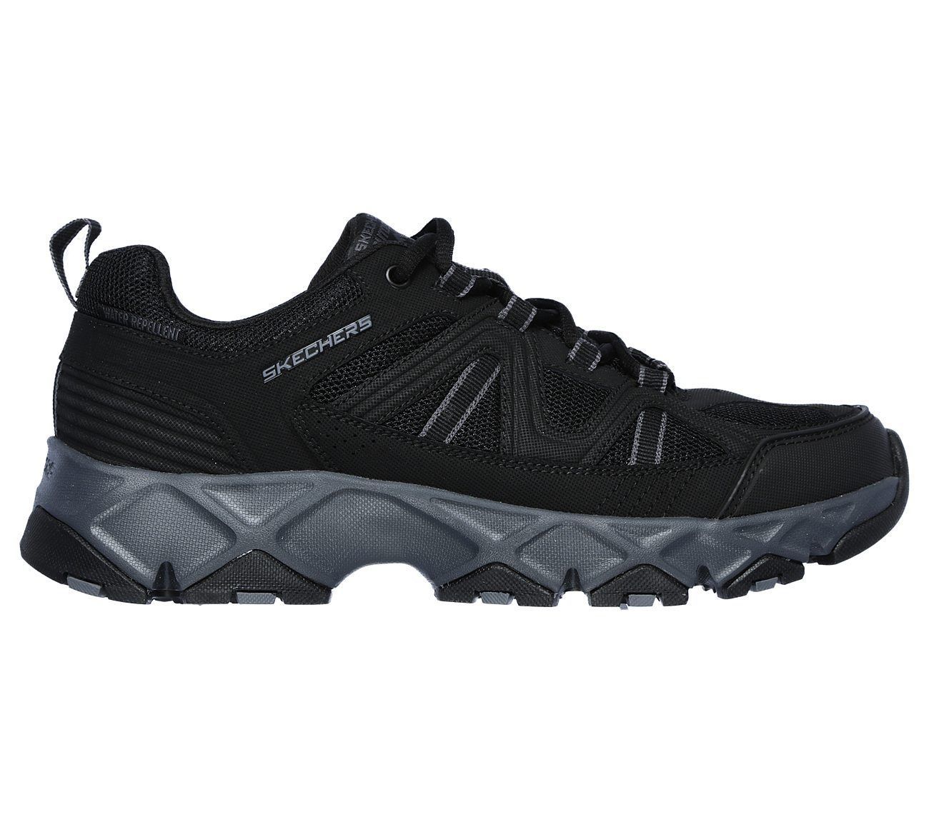 51885 Black EWW Extra Wide Skechers shoes Men's Memory Foam Leather ...