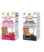 Hyleys 100% Natural Slim Tea Pomegranate and Blackberry Flavor (25 Teaba... - $10.99