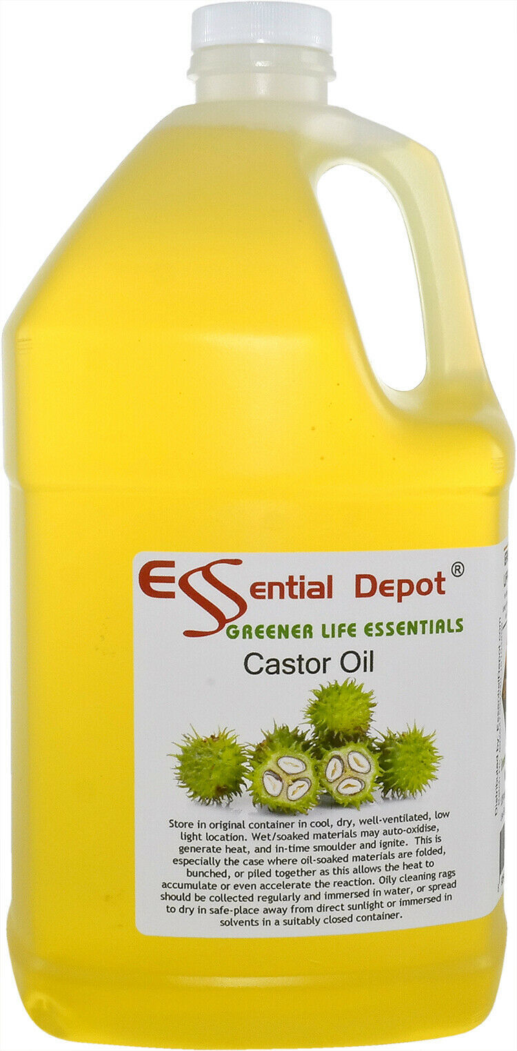Castor Oil 2 Gallons 2 x 1 Gallon Containers FREE US SHIPPING