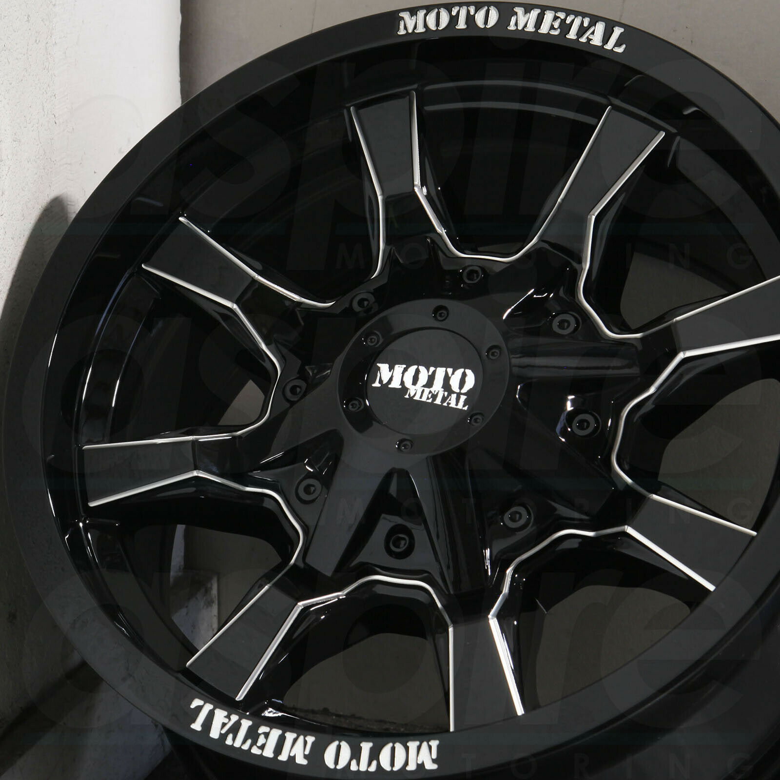 One 16x8 Moto Metal MO970 6x135/6x5.5 0 Black Milled Brand Wheel Rim ...