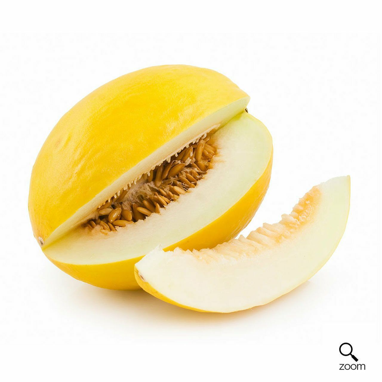 bright yellow melon