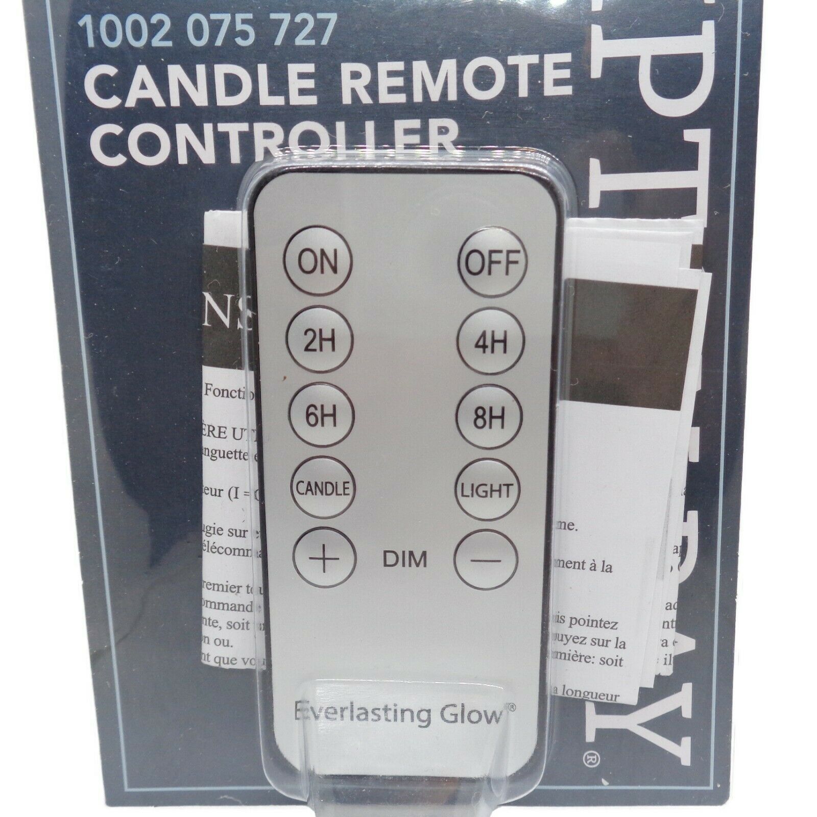 Hampton Bay 1002 075 727 Everlasting Glow Candle 10 Button Remote