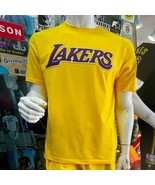 Men&#39;s NBA LA Lakers Yellow Tee Shirt - $95.00