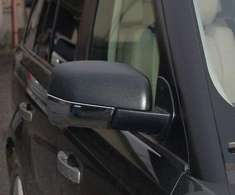 04-09 Chrome Upper Wing Mirror Covers-VUB503880MMM Land Rover Discovery 3