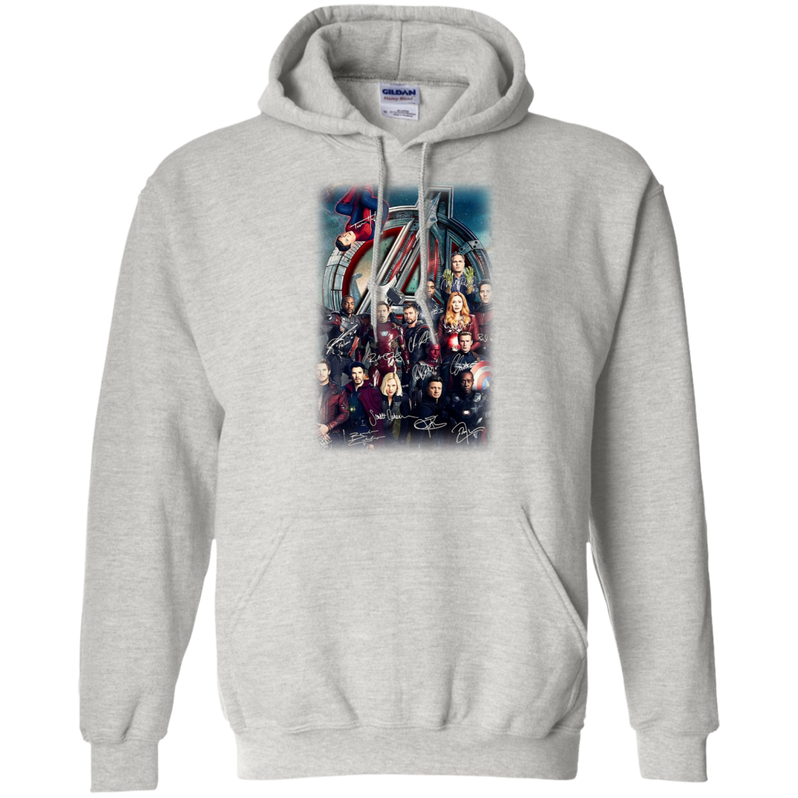 Avengers All Superheroes Signature White Pullover Men - Sweatshirts ...