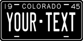 Colorado 1945 License Plate Personalized Custom Car Bike Motorcycle Mope... - $10.99+