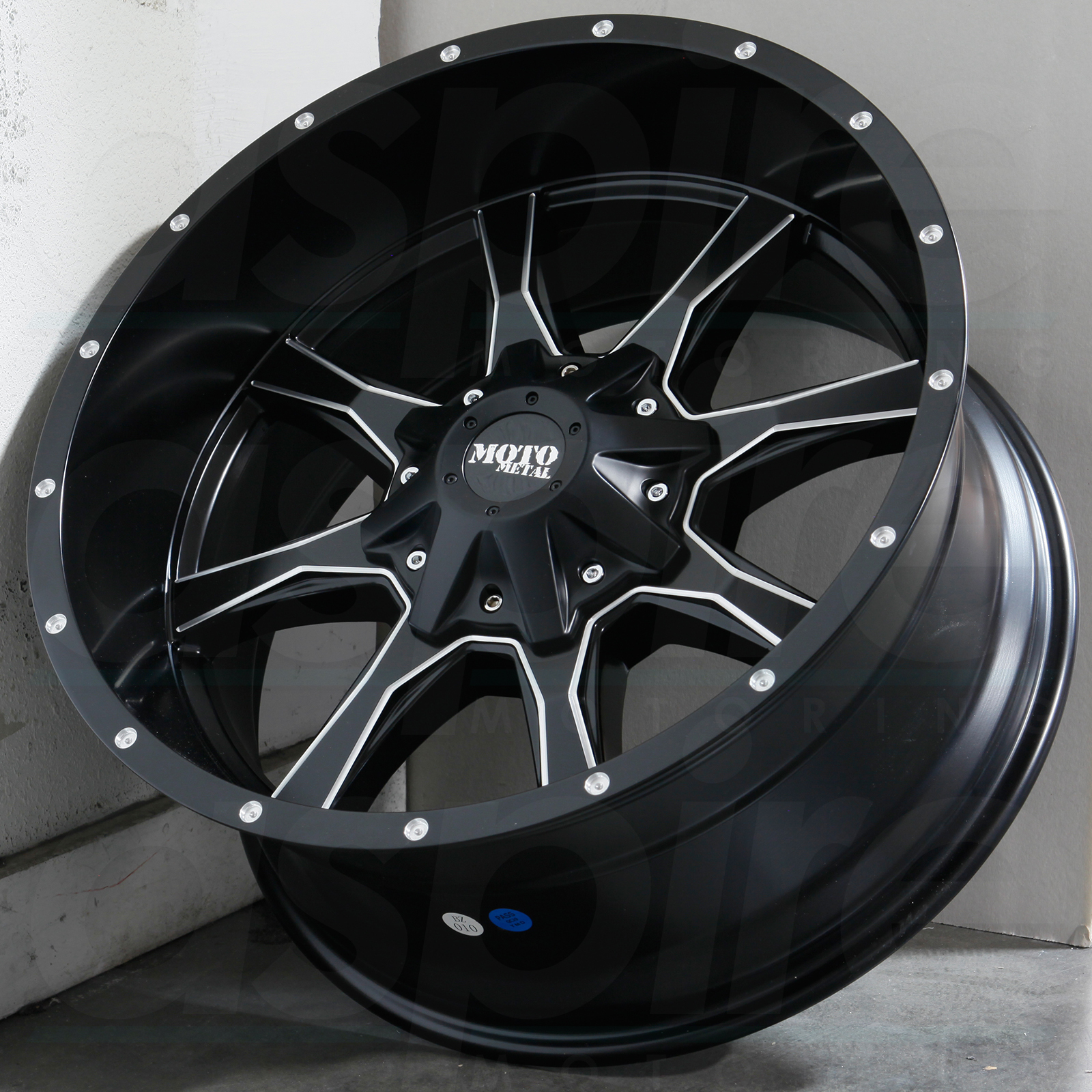 18x10 Moto Metal MO970 8x170 -24 Black Milled Wheels Rims Set(4) - Wheels