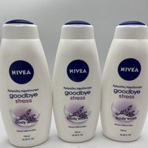 3 Pk Nivea Moisturizing Shower Body Wash Goodbye Stress-Lavender Scent 2... - $69.25
