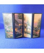 Thomas Kinkade Folding Picture Frame  Screen &quot;Julianne&#39;s Cottage &quot; Colla... - $9.50