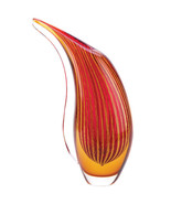 Accent Plus Dramatic Freeform Sunset Art Glass Vase - $73.00