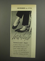 1952 Lord & Taylor Scheherzade Slippers Advertisement - $14.99