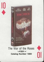 War of the Roses RARE 1988 CBS Fox Promotional Playing Card Michael Douglas