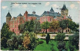 Postcard State Normal School Los Angeles California Tichnor Bros - $4.99