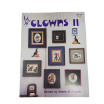 Clowns II Cross Stitch Pattern Book 131 by Gianna Padgett 13 Designs - $12.66