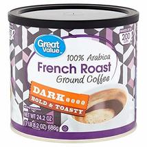 French Roast Ground Coffee, Dark Roast, 24.2 oz,Pack of 3 - $64.34