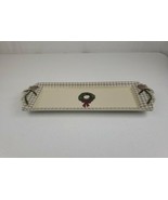ST. NICHOLAS SQUARE Snow Valley Christmas Serving Tray Plate Appetizers Cookies - $20.00