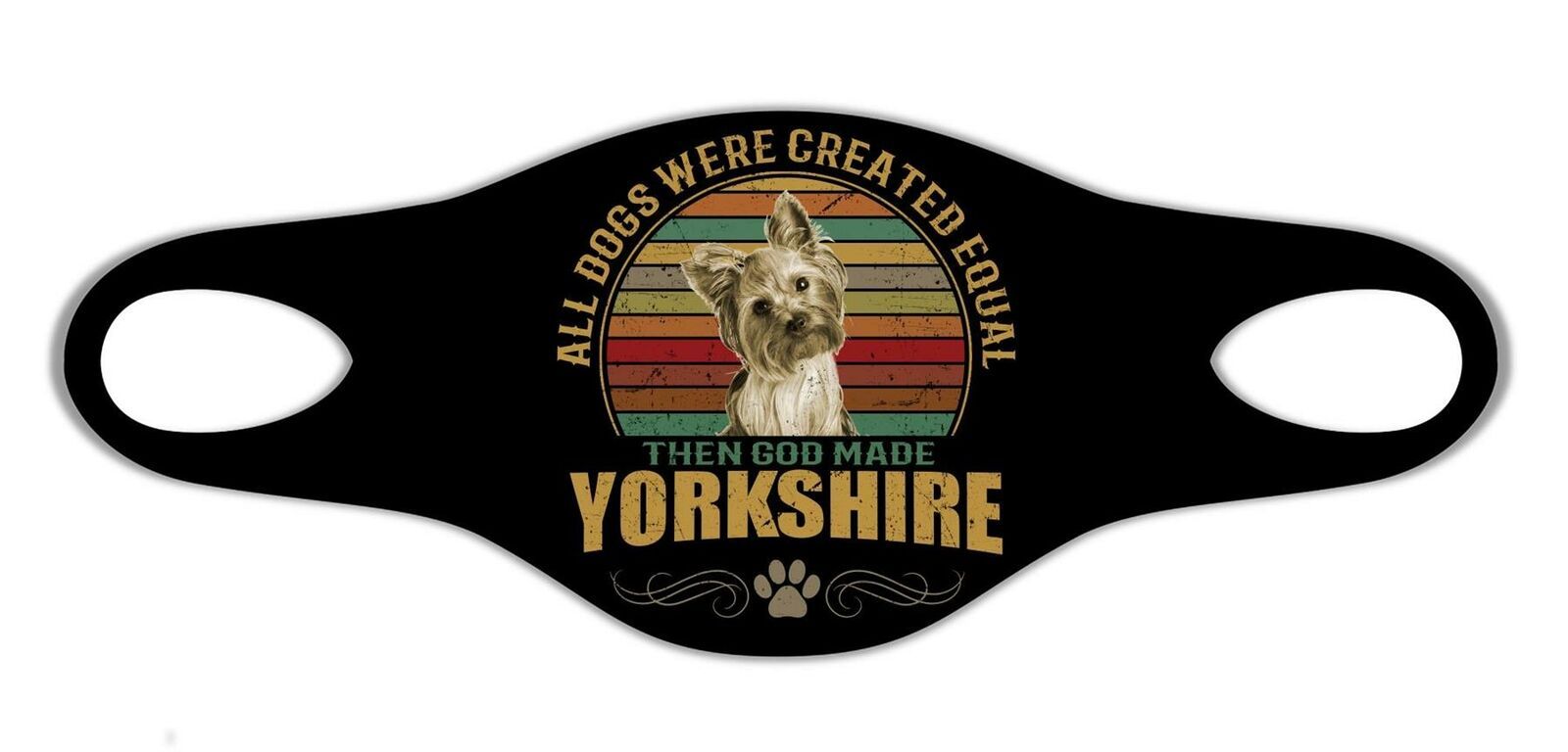 Yorkshire Dog Cool Protective Washable Breathe Face Mask Pet Man Best Friend