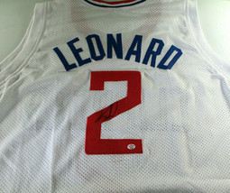 Kawhi Leonard / Autographed Los Angeles Clippers Custom Basketball Jersey / Coa - $197.95