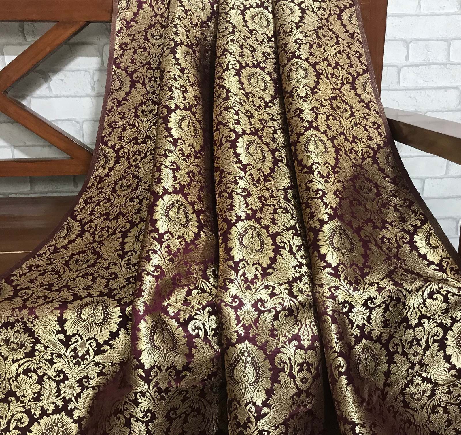 bridal brocade fabric