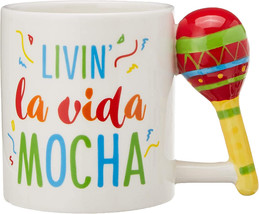 Livin’ La Vida Mocha Maraca BMMU-0003 Coffee Mug Tea Cup 20 oz Ceramic - $23.76