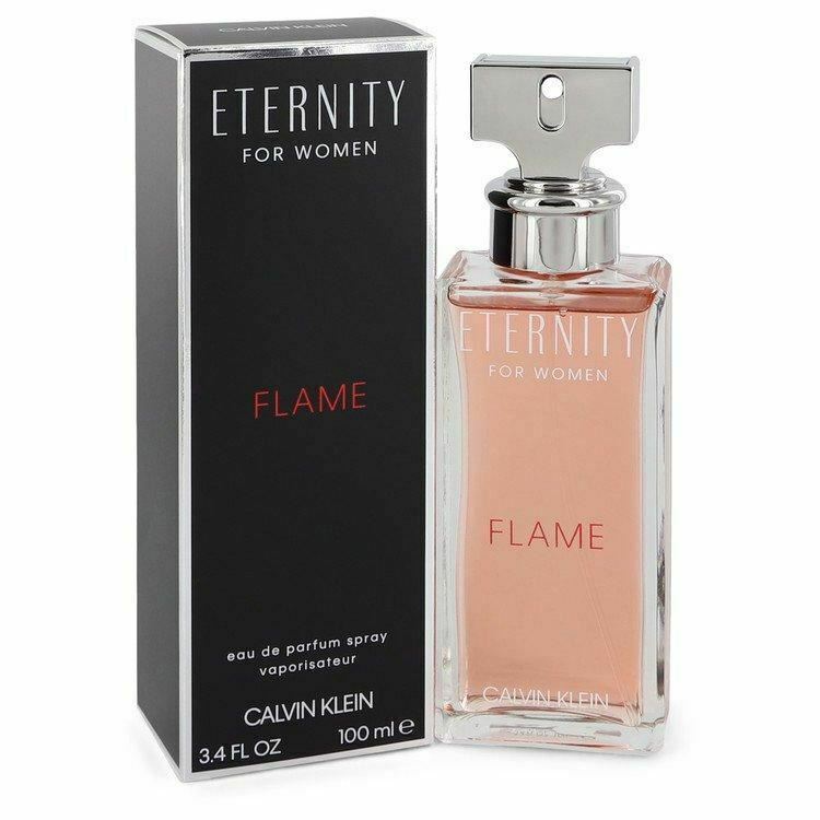 Perfume Eternity Flame by Calvin Klein  3.4 oz Eau De Parfum Spray for Women