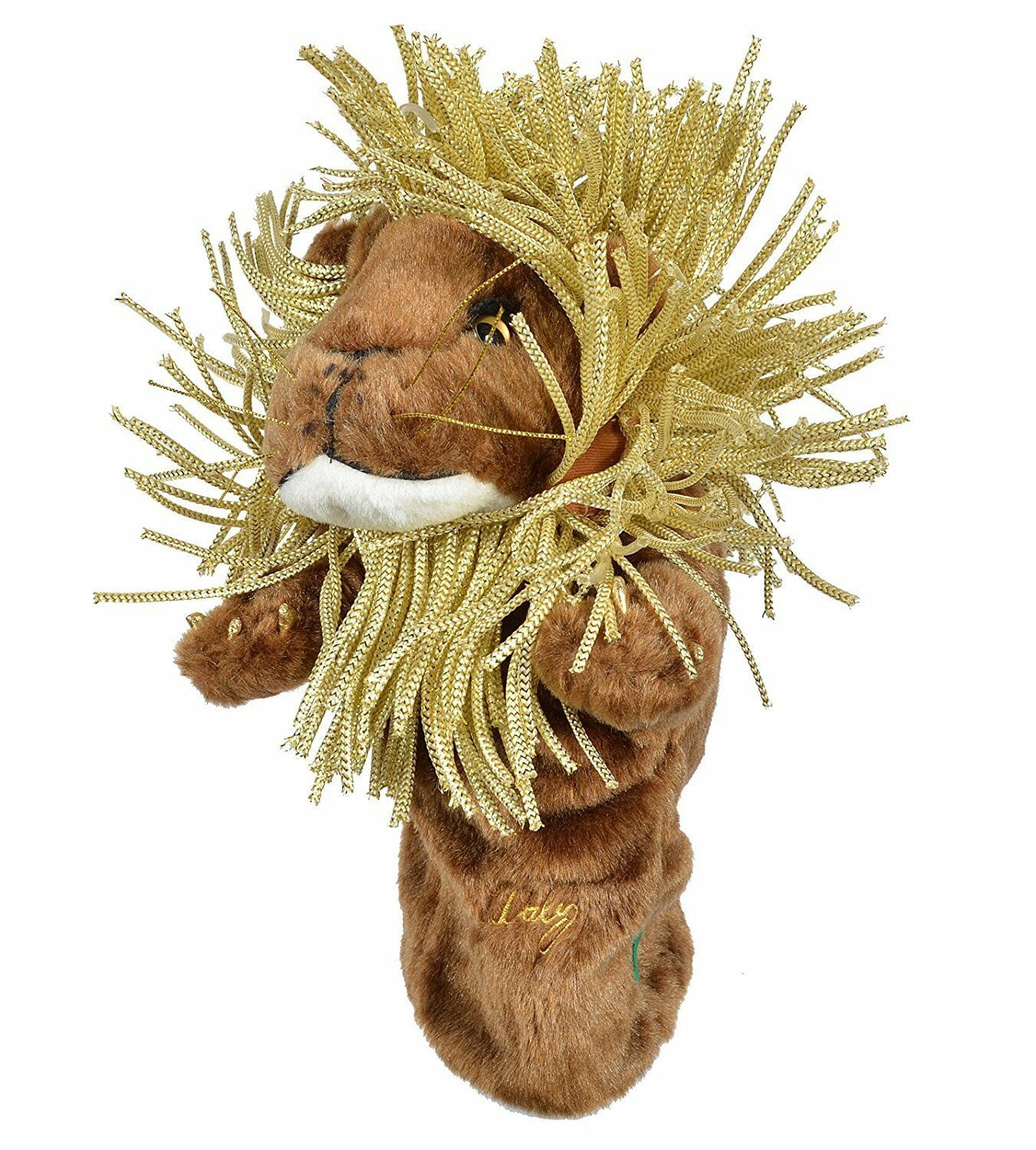 WINNING EDGE JOHN DALY GOLD LION GOLF DRIVER HEADCOVER. BNWT. Club