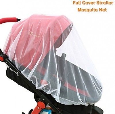 BABY TREND Expedition Baby Child Stroller Mosquito Insect Net Mesh White Cover