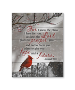 Cardinal Jeremiah 29:11 | Print Wall Art | Housewarming Gift | Home Deco... - $35.99