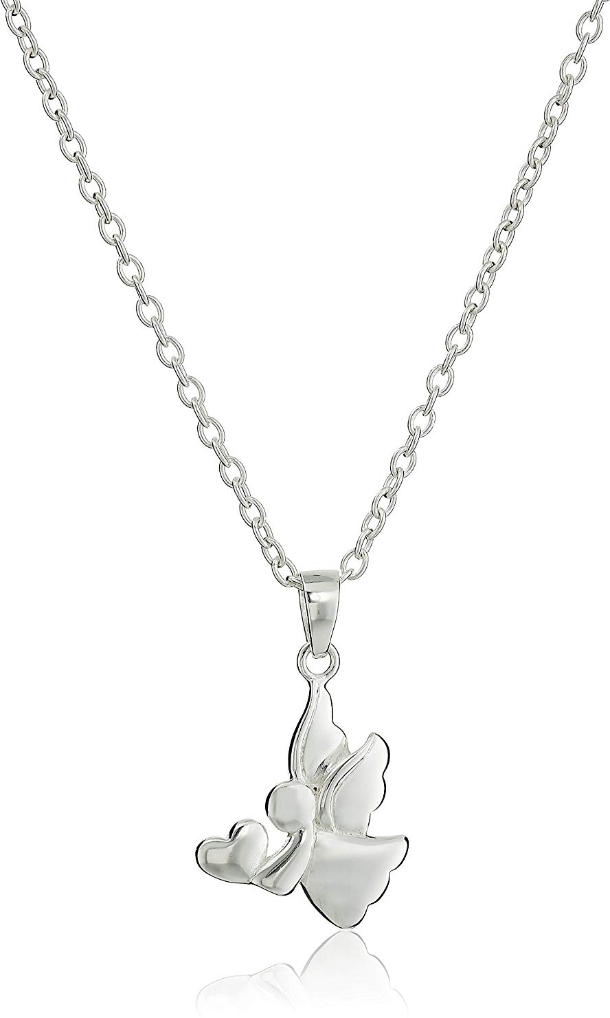 Hallmark Jewelry Sterling Silver 'My Little Angel' Pendant Necklace, 18