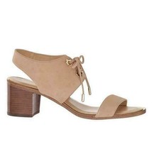 Michael Kors Women Slingback Heeled Sandals Estela Mid Size US 10M Brown Suede - $99.99